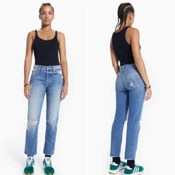 MOTHER THE TOMCAT SERIOUSLY TRUCE JEANS - Picture 2 of 16